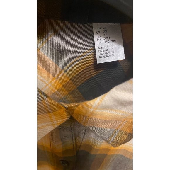 H&M PLAID BUTTON DOWN SHIRT - Picture 4 of 4